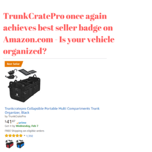 best seller trunk organizer on amazon.com